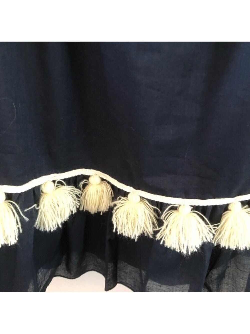 MISA Los Angeles Gia off the shoulder minidress tassel trim size L (unworn) - Picture 4 of 9
